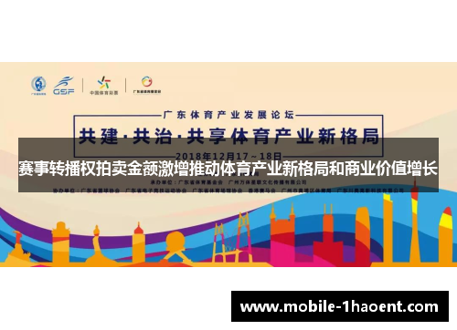 赛事转播权拍卖金额激增推动体育产业新格局和商业价值增长